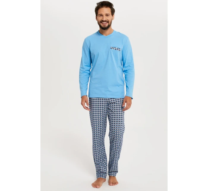 Talianska móda Jaromir long length sp. farba:modrá/print Talianska móda Jaromir long length sp. farba:modrá/print