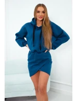 Zateplené šaty s model 18752806 obálkovým spodkem - K-Fashion Zateplené šaty s model 18752806 obálkovým spodkem - K-Fashion