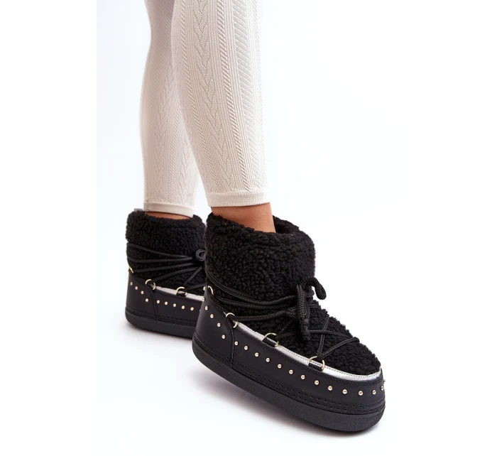 Dámské zateplené zimní sněhule černé model 21637510 - Boto