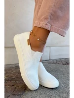 Dámské Tenisky SlipOn Big Star model 21693204 Bílé - Big Star Shoes Dámské Tenisky SlipOn Big Star model 21693204 Bílé - Big Star Shoes