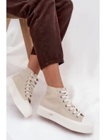 Dámské tenisky Na platformě model 21714392 ISLA WOMEN MID Béžové - Lee