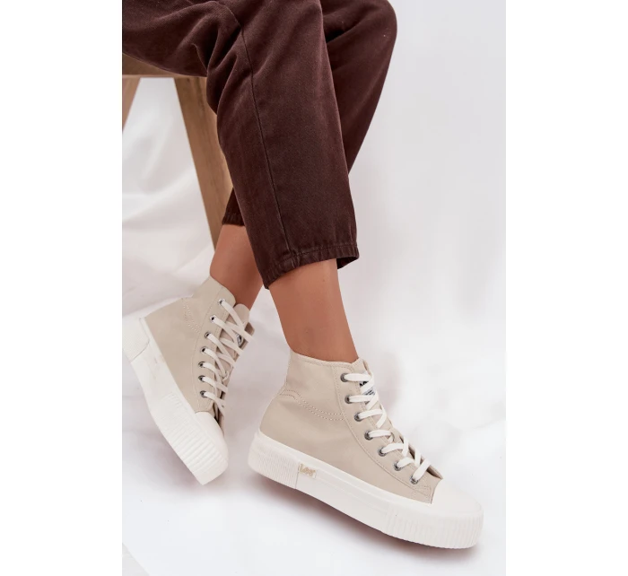 Dámské tenisky Na platformě model 21714392 ISLA WOMEN MID Béžové - Lee