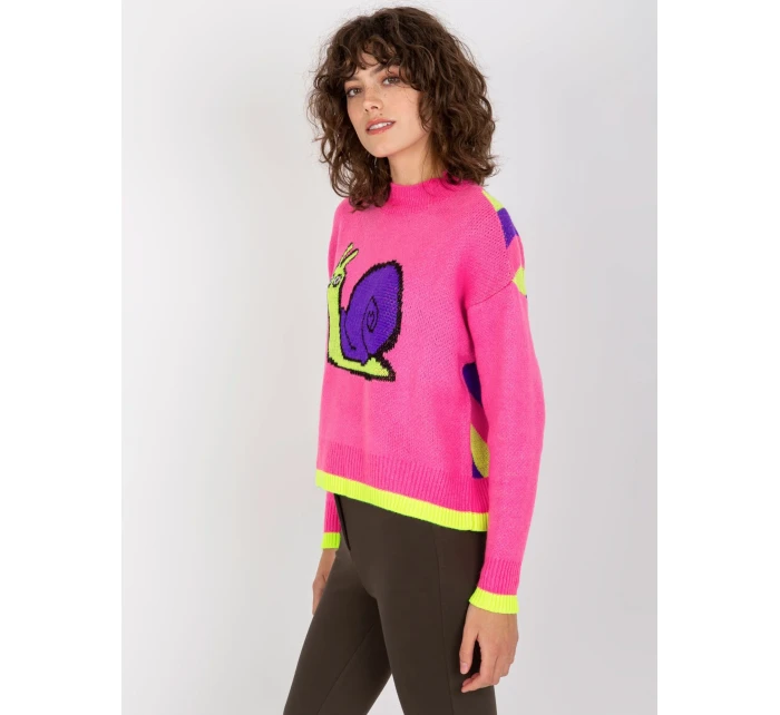 Dámsky sveter EM SW 1027 01 ružový