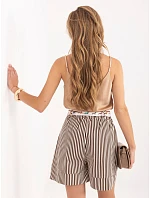 Szorty IT SN  brązowy model 22150383 - FPrice