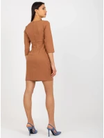 Dámské šaty LK SK  velbloudí  model 18044067 - FPrice