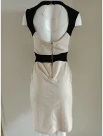 Dámske šaty 18536 čierno-béžové - Koucla Dámske šaty 18536 čierno-béžové - Koucla