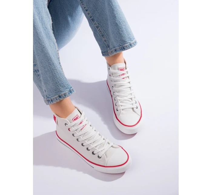 Trendy tenisky dámské bílé bez podpatku Trendy tenisky dámské bílé bez podpatku