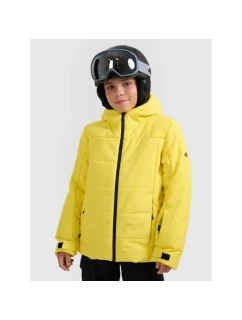 Chlapčenská lyžiarska bunda 5000 s membránou 4F 4FJRAW25TTJAM1064-71S