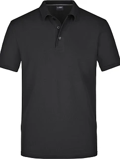 JN 708 Pánské piqué polo black model 22488474 - Daiber
