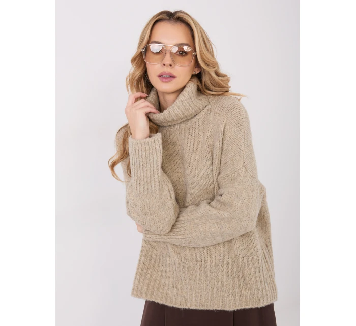 Sweter CH SW model 21782373 beżowy - FPrice Sweter CH SW model 21782373 beżowy - FPrice