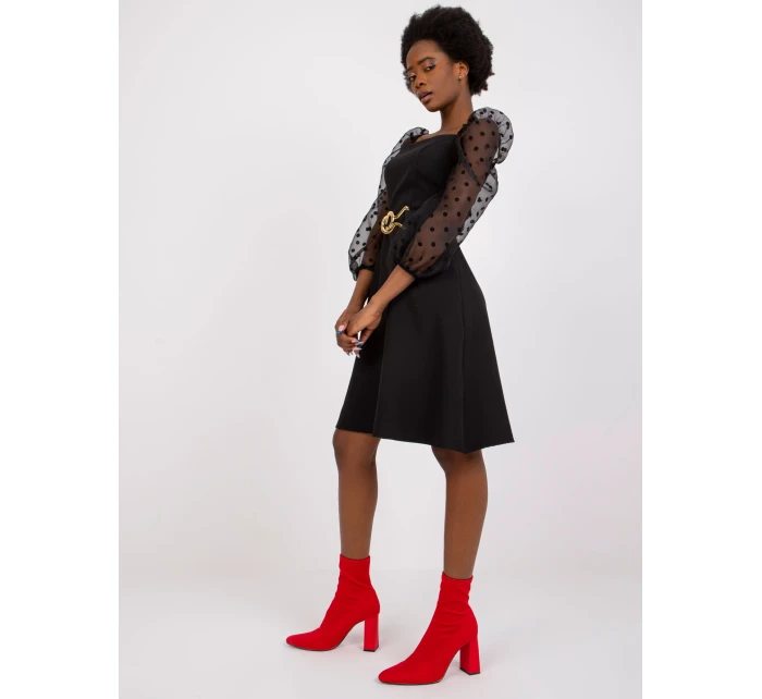 Šaty LK SK 508854.56 čierna