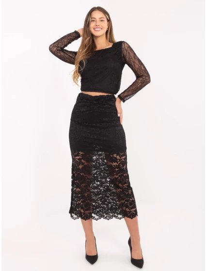 Spódnica MI SD model 21480362 czarny - FPrice