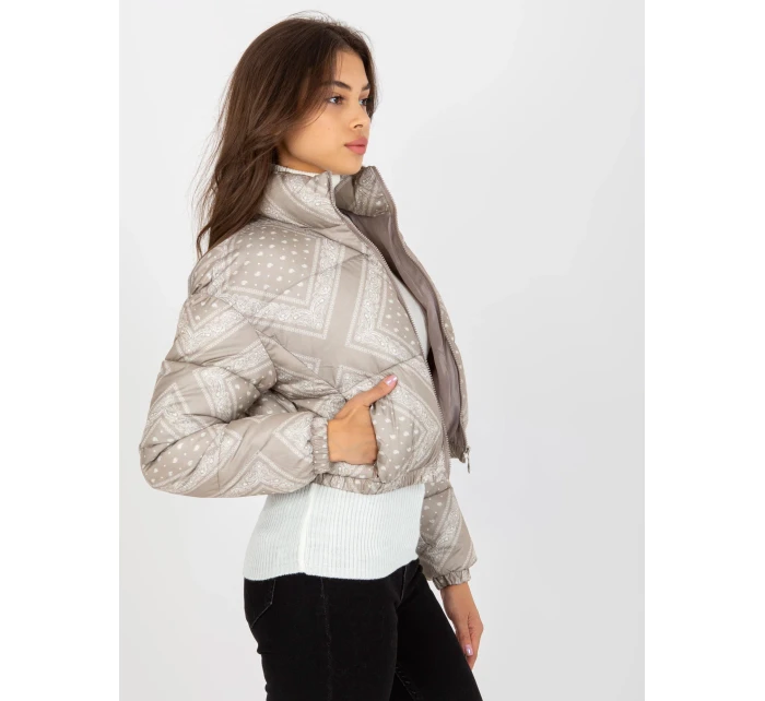 Dámska bunda NM KR P22 6631 98P tmavo lila