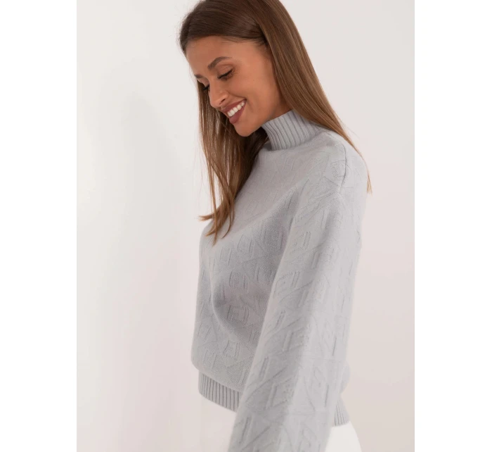 Dámsky sveter jumper AT SW 2339.54 šedý - FPrice
