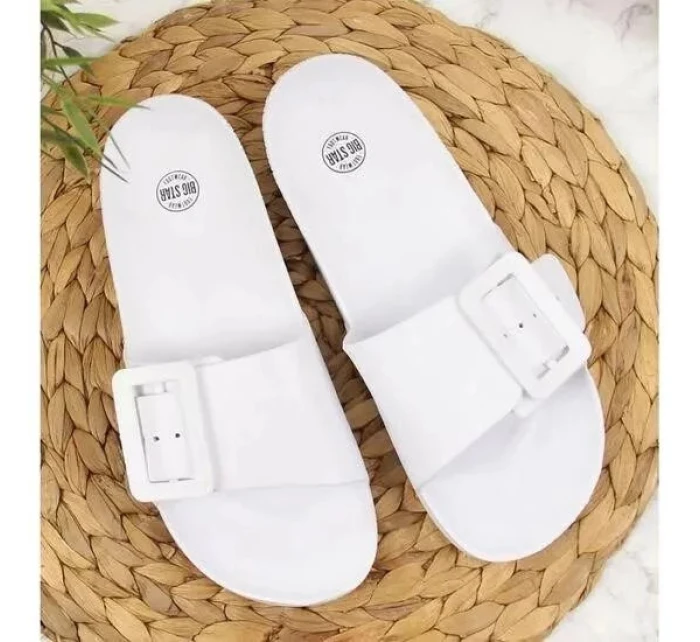 Dámské žabky model 21105541 Bílá - Big Star