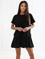 Dámské šaty A1229.10P černé - Rue Paris