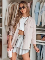 Dámska košeľová bunda OVERBOR pink FashionStreet TY4888