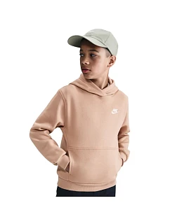 Detská mikina Nike Sportswear Club Fleece Beige FD3000 200