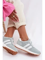 Dámské tenisky z přírodního semiše mátové model 22007477 - EVENTO