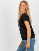 Bluzka RV BZ model 18604792 czarny - FPrice Bluzka RV BZ model 18604792 czarny - FPrice