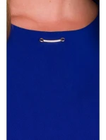 S408 Šaty bez rukávov - kráľovská modrá