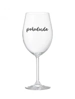 POHODINDA - čirá sklenice na víno 350 ml