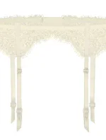 Podväzkový pás Fuchsia ecru - Julimex