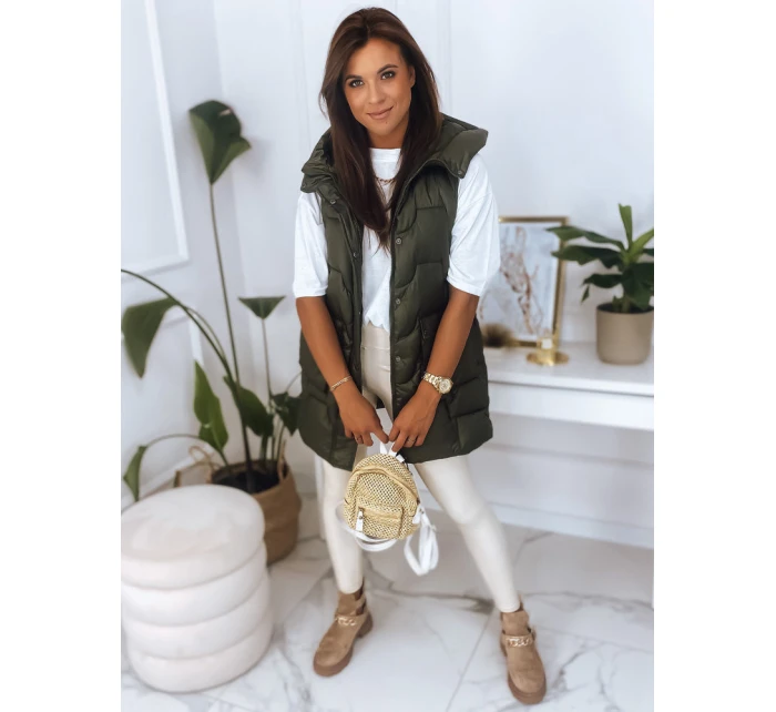 Dámská vesta zelená Dstreet model 21964784 - FashionStreet