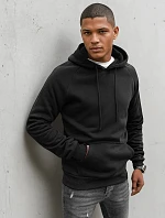 Pánska čierna mikina FashionStreet BX5480