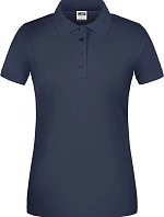 Daiber JN 873 Dámske pracovné polo z bio piqué 02.0873, tmavomodré