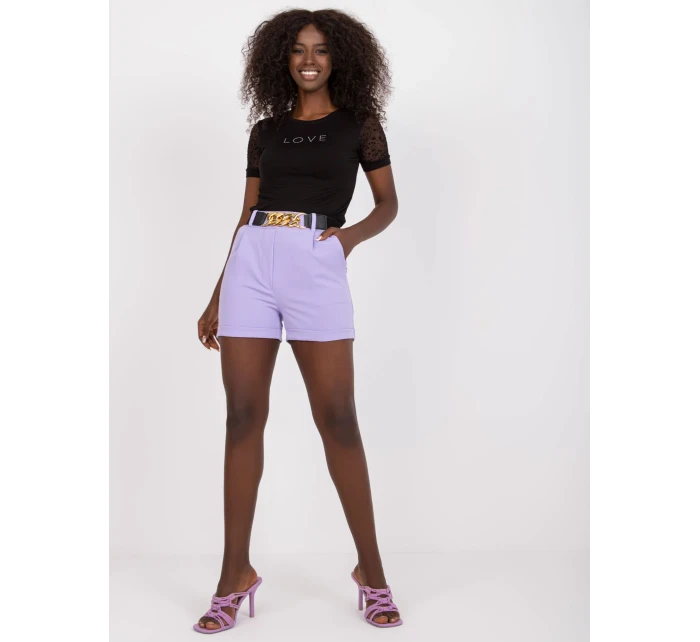 Šortky DHJ SN světle fialová model 17416568 - FPrice Šortky DHJ SN světle fialová model 17416568 - FPrice
