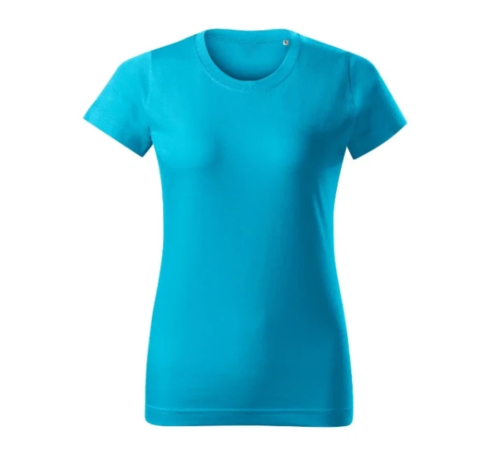Základné voľné tričko tyrkysová