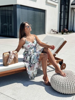 SERENA šaty biele FashionStreet EY2530