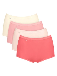 Dámske maxi nohavičky Basic+ C4P - RED - červená kombinácia M006 - SLOGGI