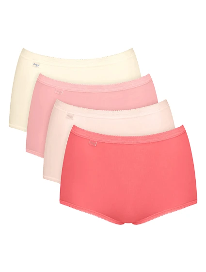 Dámske maxi nohavičky Basic+ C4P - RED - červená kombinácia M006 - SLOGGI Dámske maxi nohavičky Basic+ C4P - RED - červená kombinácia M006 - SLOGGI