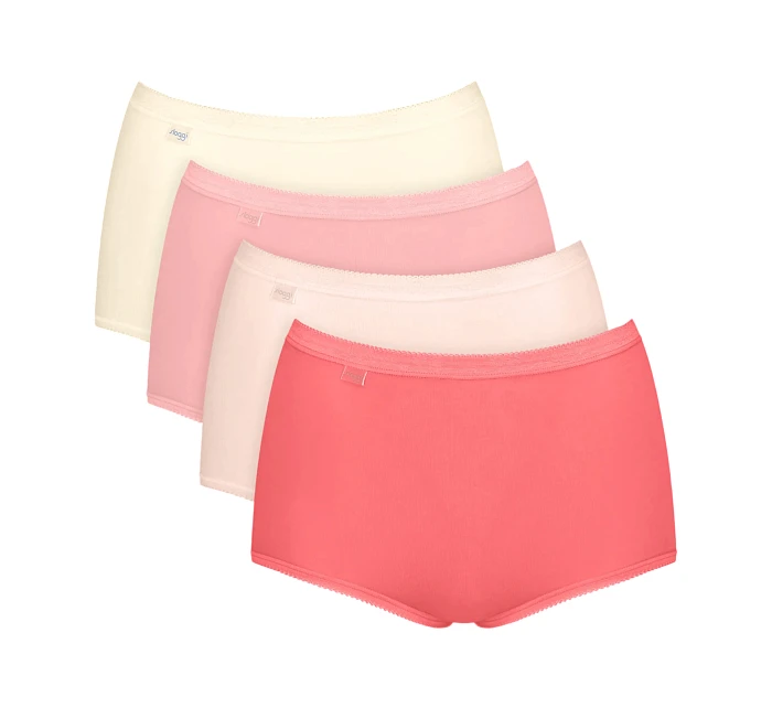 Dámske maxi nohavičky Basic+ C4P - RED - červená kombinácia M006 - SLOGGI Dámske maxi nohavičky Basic+ C4P - RED - červená kombinácia M006 - SLOGGI