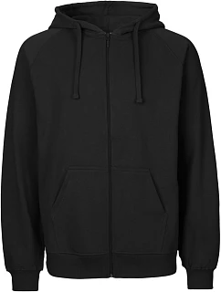 Neutral O 63301 Pánska mikina s kapucňou z bio bavlny 77.6331 čierna