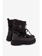 Dětské černé sněhule model 21747728 - Boto Dětské černé sněhule model 21747728 - Boto