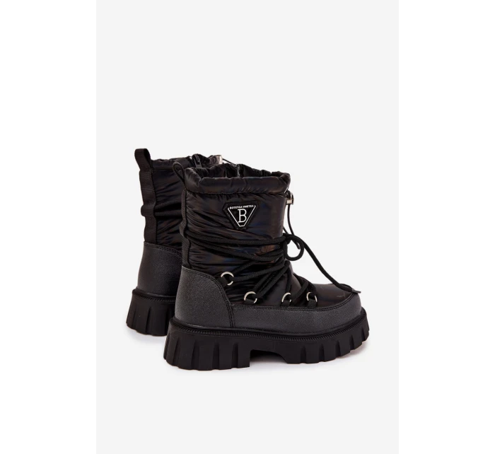 Dětské černé sněhule model 21747728 - Boto Dětské černé sněhule model 21747728 - Boto