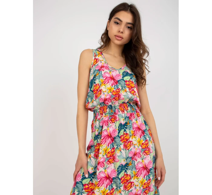 Šaty D73771R30391A koralová