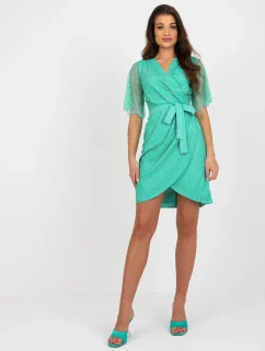 LK SK 508643 šaty.38X tyrkysová