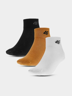 4F chlapčenské vysoké členkové ponožky 3-PACK viacfarebné