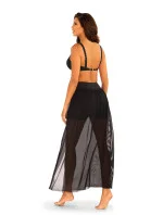 Dámska plážová sukňa Dancing 3 DAN03-19 Black - Self Dámska plážová sukňa Dancing 3 DAN03-19 Black - Self