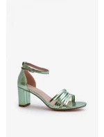 Dámské sandály model 21273603 zelené Step in style - SWEET SHOES Dámské sandály model 21273603 zelené Step in style - SWEET SHOES