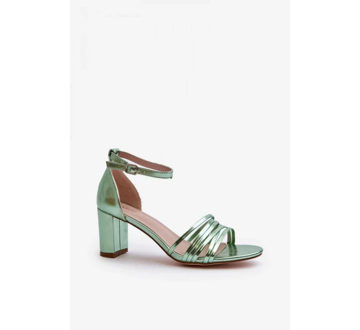 Dámské sandály model 21273603 zelené Step in style - SWEET SHOES Dámské sandály model 21273603 zelené Step in style - SWEET SHOES