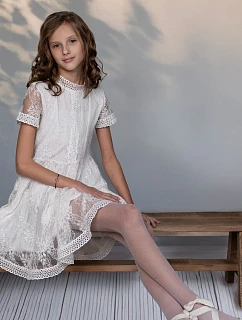 Dívčí punčochové kalhoty s   Junior model 22045919 - Knittex