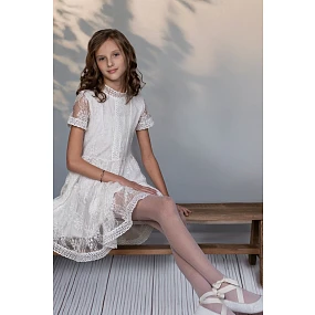 Dívčí punčochové kalhoty s   Junior model 22045919 - Knittex