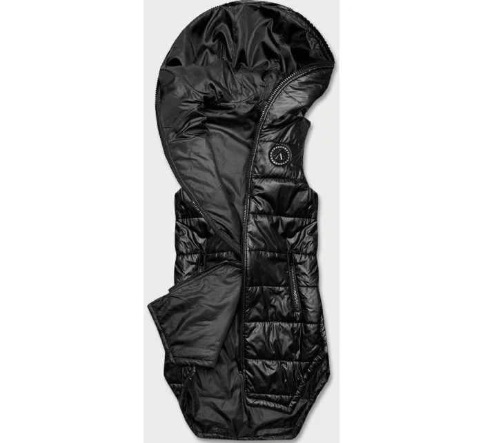 Čierna vesta s geometrickou spodnou časťou (B0122-1) Čierna vesta s geometrickou spodnou časťou (B0122-1)