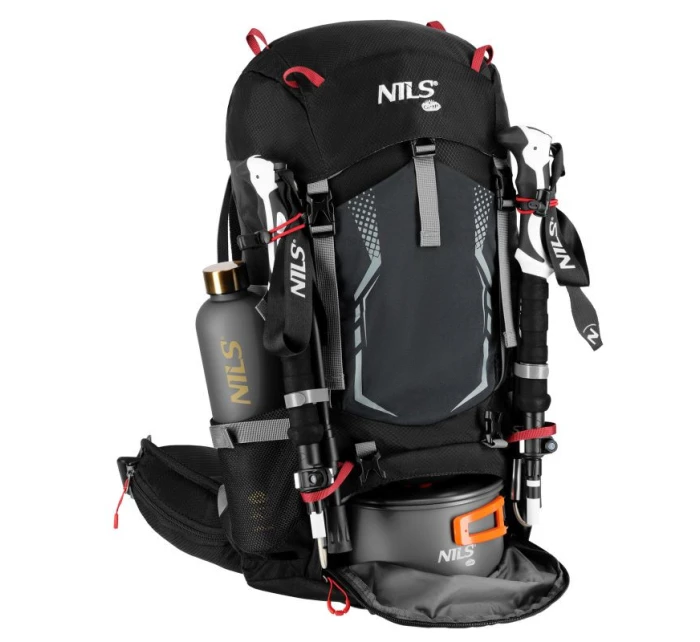 NC1993 TURISTICKÝ BATOH BLACK NORTHLAKE 30L+10 NILS CAMP NC1993 TURISTICKÝ BATOH BLACK NORTHLAKE 30L+10 NILS CAMP