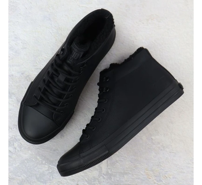 Pánské černé zateplené kotníkové tenisky model 21905111 - Big Star